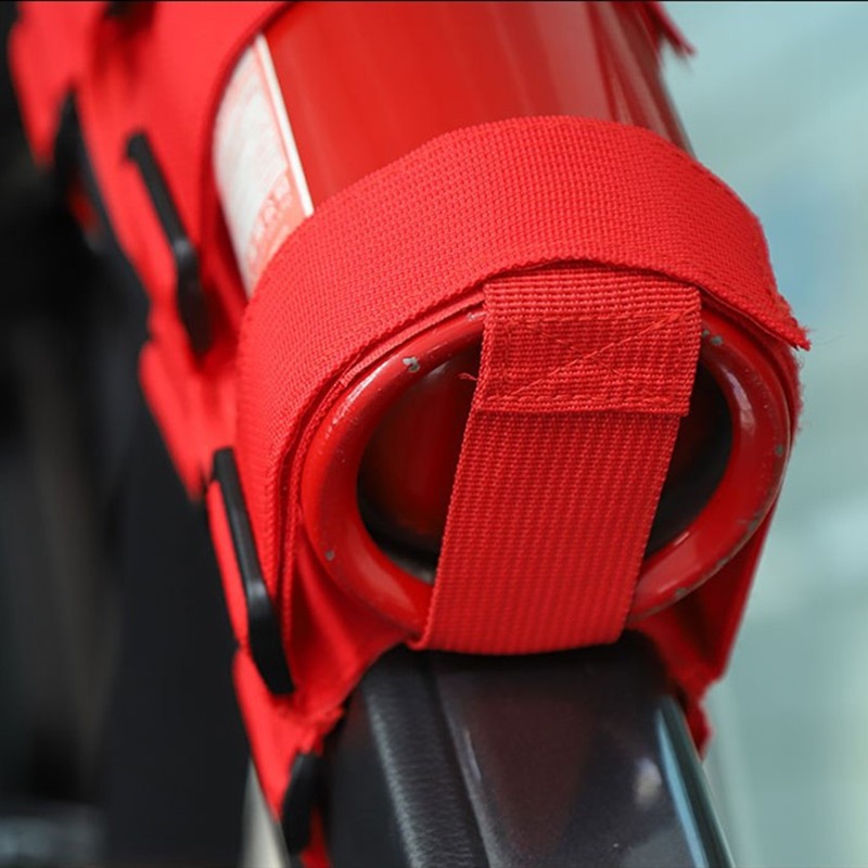 Cross-Border In-Stock Wrangler Fire Extinguisher Fixing Strap with Buckle, Off-Road Vehicle Anti-Roll Car Strap, In-Car Emergency Fixing