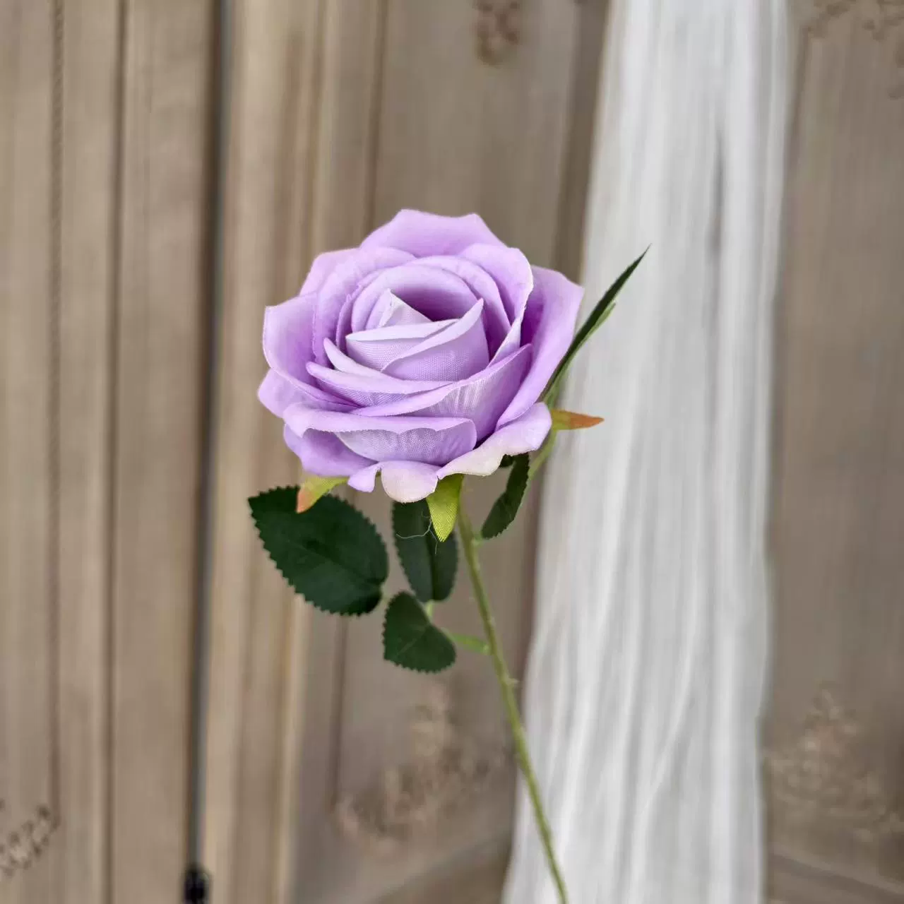 Single flannel simulated rose mall window rose waterfall outdoor layout flower wall flower arrangement home decoration flower