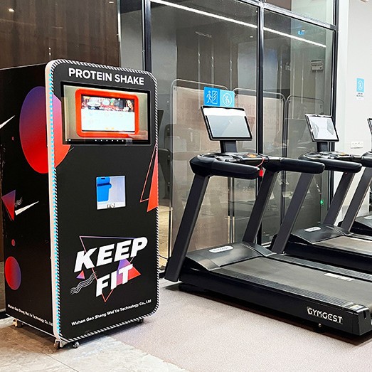 Máquina expendedora de polvo de proteína de autoservicio no tripulada admite múltiples métodos de pago, agitación independiente, limpieza a alta temperatura y alta presión