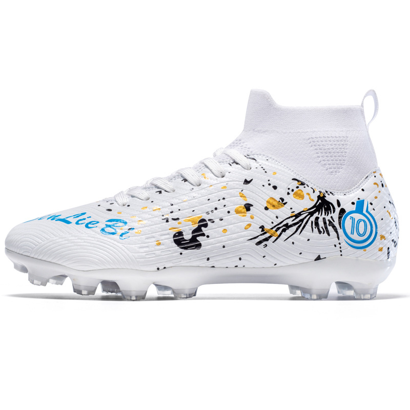 Nuevos zapatos de fútbol para hombres y mujeres con clavos largos zapatos de fútbol juveniles zapatos de entrenamiento antideslizantes un cabello