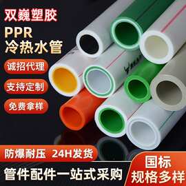 ppr水管工程家装冷热管材4分20热熔管PPR自来水管6分25给水管批发