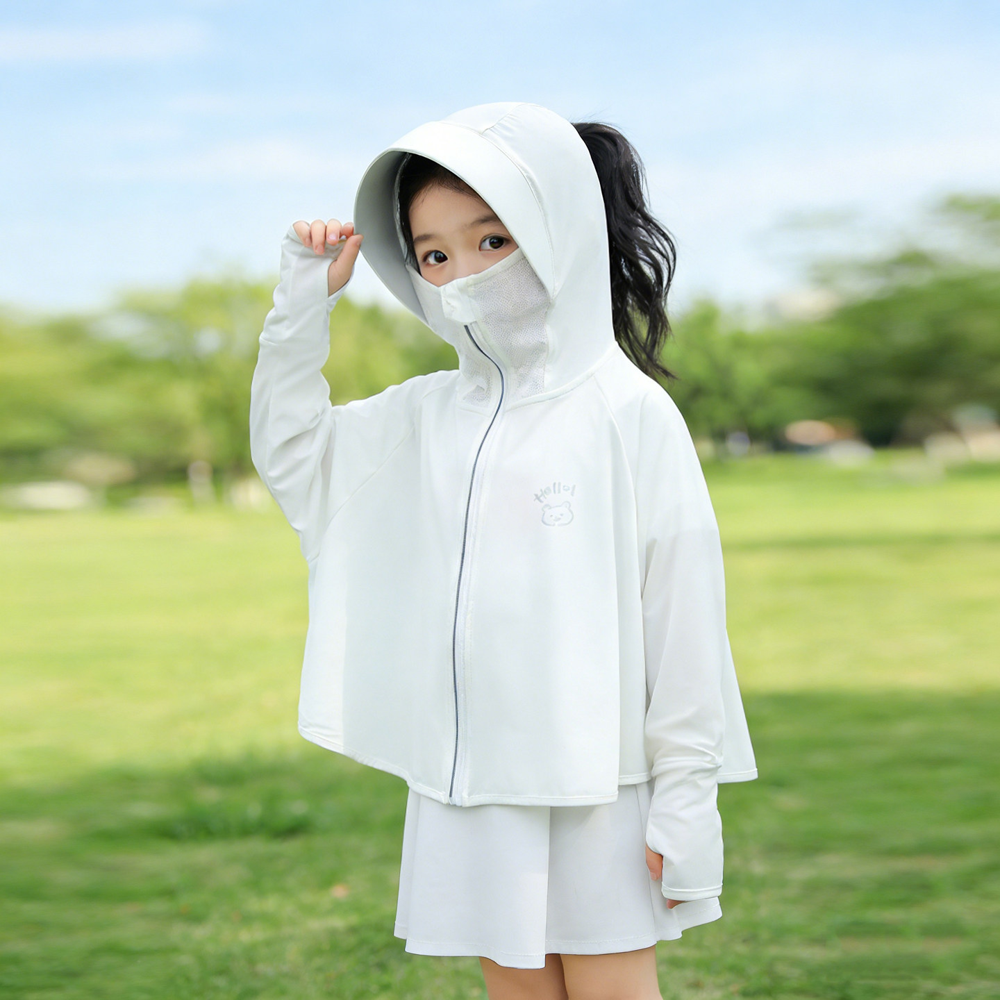 Solid white / L100cm