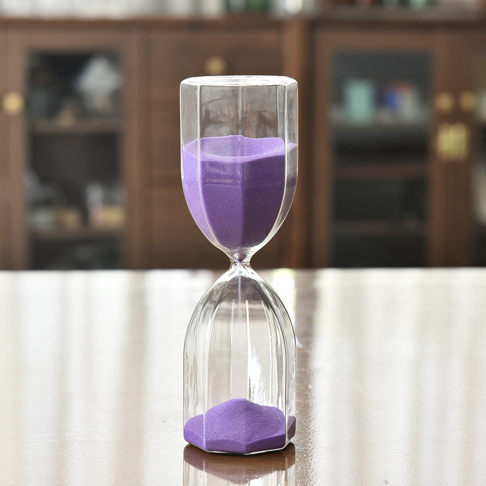 15 minutos reloj de arena de diamante de ocho ángulos decoración de escritorio de estilo europeo relojes de arena creativos regalos pequeños image 2