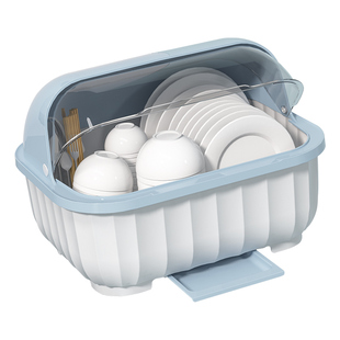 Bowl and Chopsticks Storage Box Cupboard with Lid Bowl and Plate Box for Bowl Household Storage Kitchen Bowl Rack Drain Bowl and Dish Rack Zero Purchase