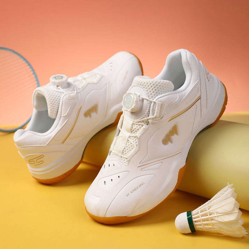 Nuevos zapatos de bádminton de entrenamiento profesional anti-deslizante para hombres y mujeres zapatos de tenis de mesa transfronterizos de Amazon