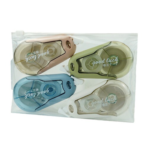Correction tape with high aesthetic, Instagram-style, small red book cover good quality, large capacity, affordable set, Morandi student
