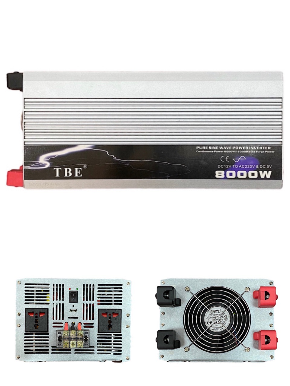 正品TBE纯正弦波8000w太阳能逆变器房车逆变大功率逆变器厂价直供
