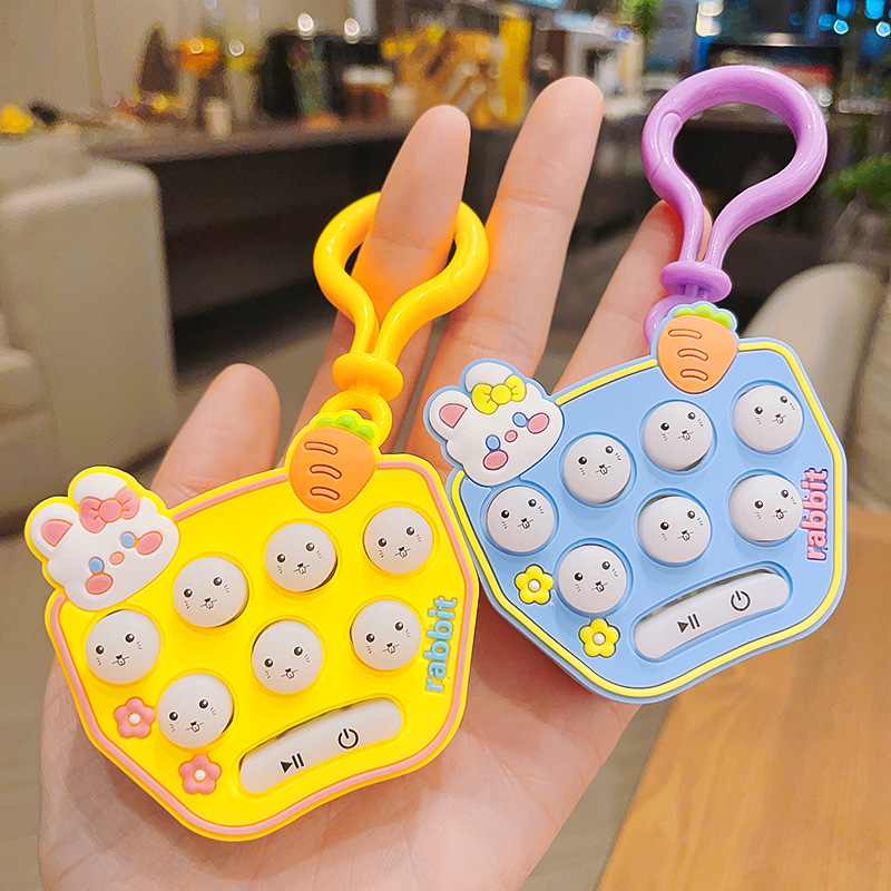 Women'S Gender Cute Rabbit Plastic Women's Bag Pendant Keychain