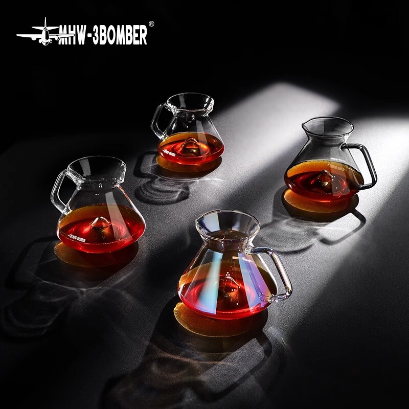 Mhw Bomber Hill Sharing Pot Hand-Brewed Coffee Sharing Pot with Scale Glass Drip Coffee Pot Utensils Mhw Bomber Hill Sharing Pot Hand-Brewed Coffee Sharing Pot with Scale Glass Drip Coffee Pot Utensils