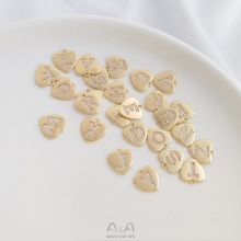 ΢��ʯ14K����ɫ26����ĸ���ĵ���diy����朵����Ʒ���