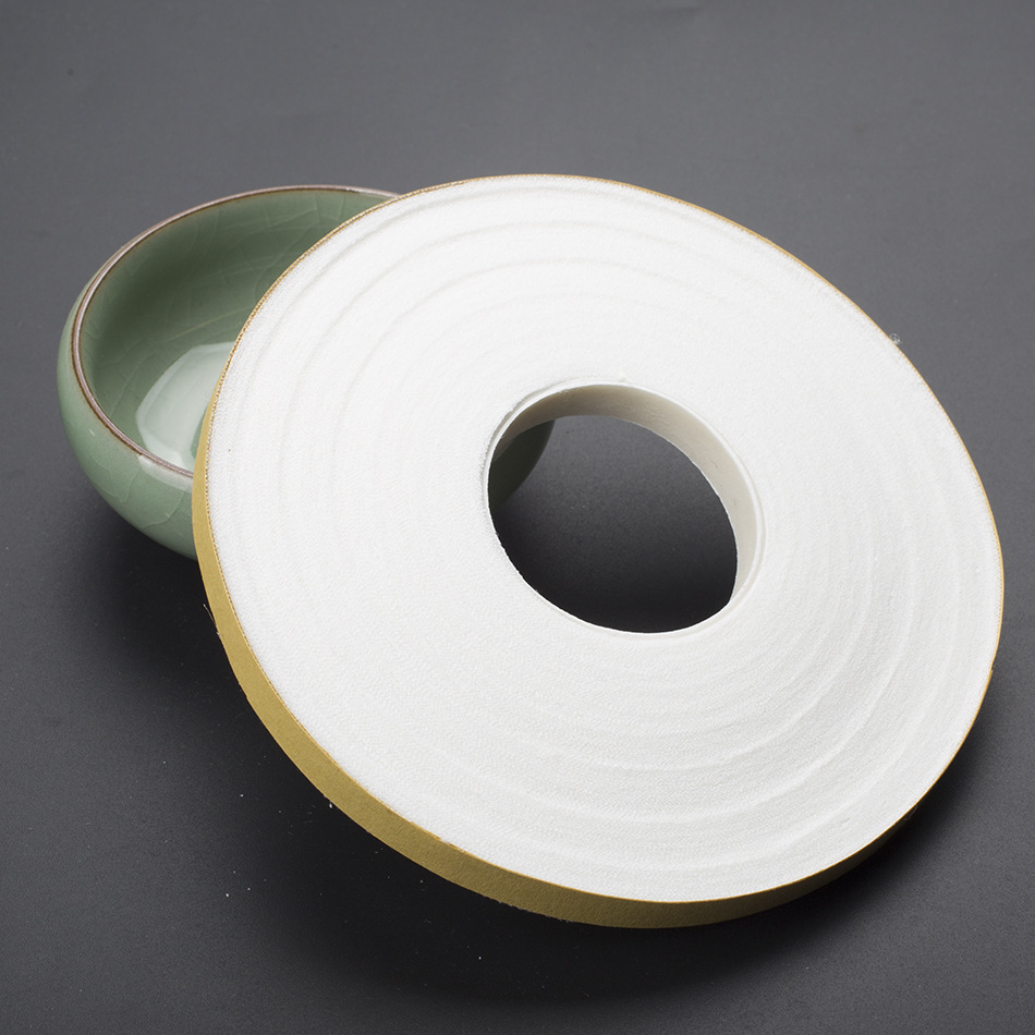 1cm宽单面斜纹衬条嵌条服装弧度部圆领口定型微弹粘合衬斜丝牵条