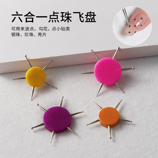Cross-border e-commerce multi-use point drill acrylic handle point flower needle clay tool DIY hand tool wave point pen