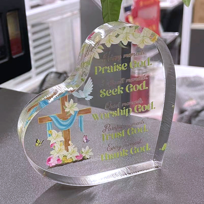 Acrílico amor decoración Amazon aniversario regalo para amigos y familiares ins decoración en forma de corazón