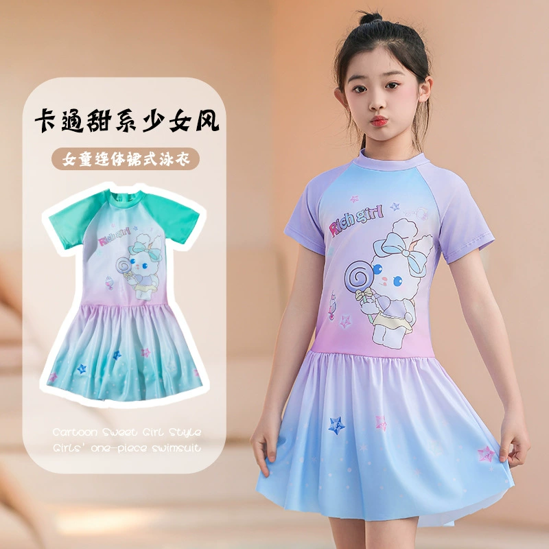 Детский купальник для девочек Спленные летние платья принцессы