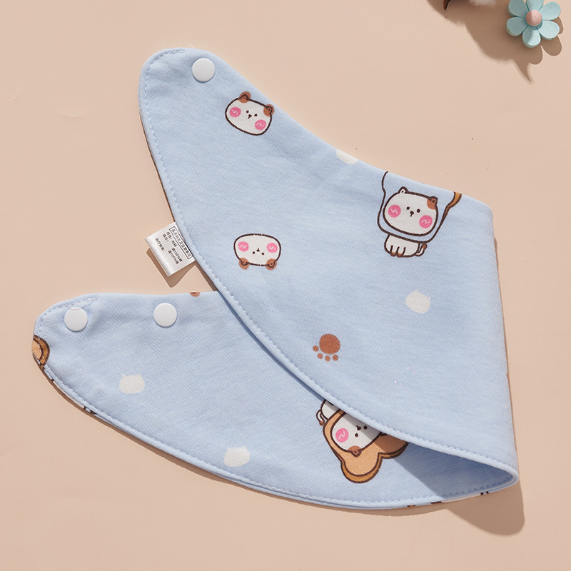 Blue cat [crescent bib]