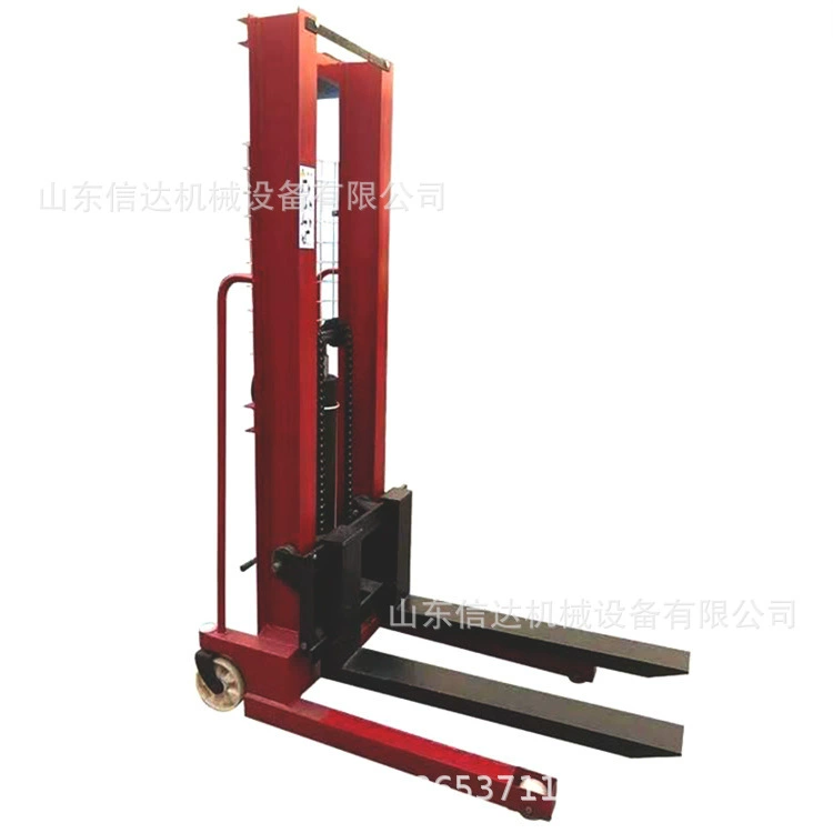 Транспортное средство пряжа ролик грузовик пол Крупный рогатый скот Коническое сопротивление гидравлический автомобиль ручной рулонный держатель для бумаги вилочный погрузчик гидравлический автомобиль поддон голова ткань