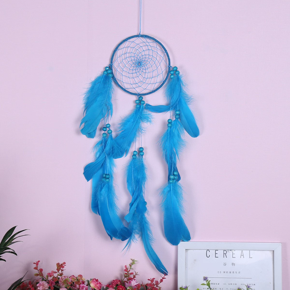 Ms6013 ins 6013 INS Goose Flower D drifting dream catcher дом перо подвесной творческий ремесло ловушка сновидений