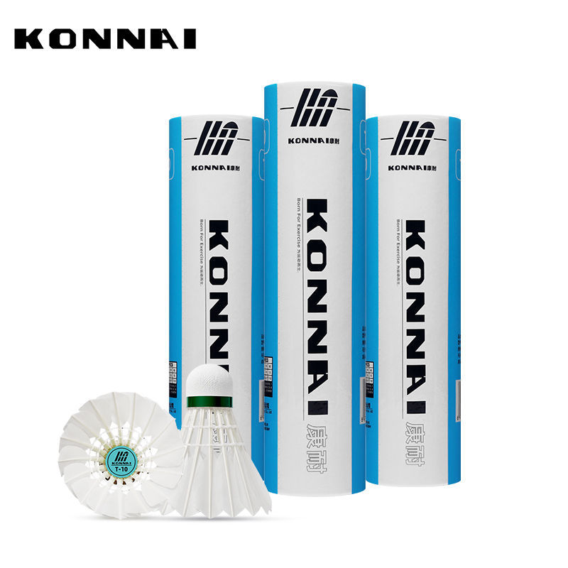 KONNAI T10 principiantes principiantes resistencia al juego universidad campus educación física fábrica de bádminton comercio mayorista