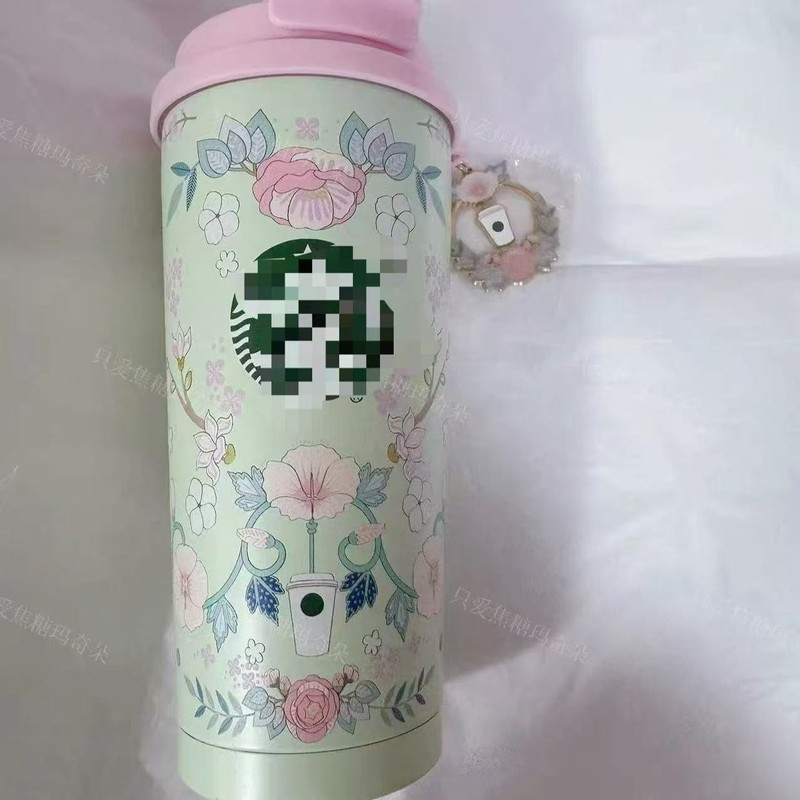 星爸爸304高颜值咖啡杯春日便携水杯不锈钢咖啡杯|undefined