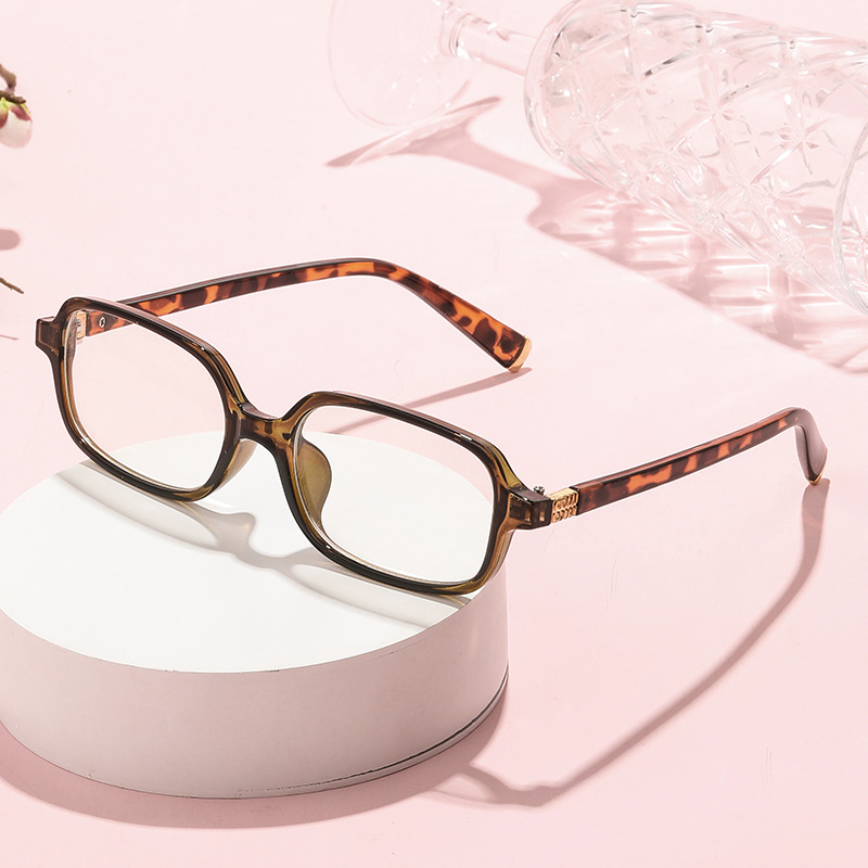 Anti-luz azul gafas de edad transfronterizas gafas de marco de cuadros de hombres y mujeres de moda universal de mediana edad gafas de edad