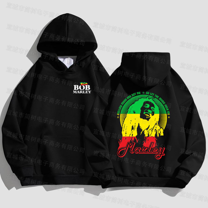 Bob Marley Hoodie Men's y Women's Ndy Loose Autumn/Winter
