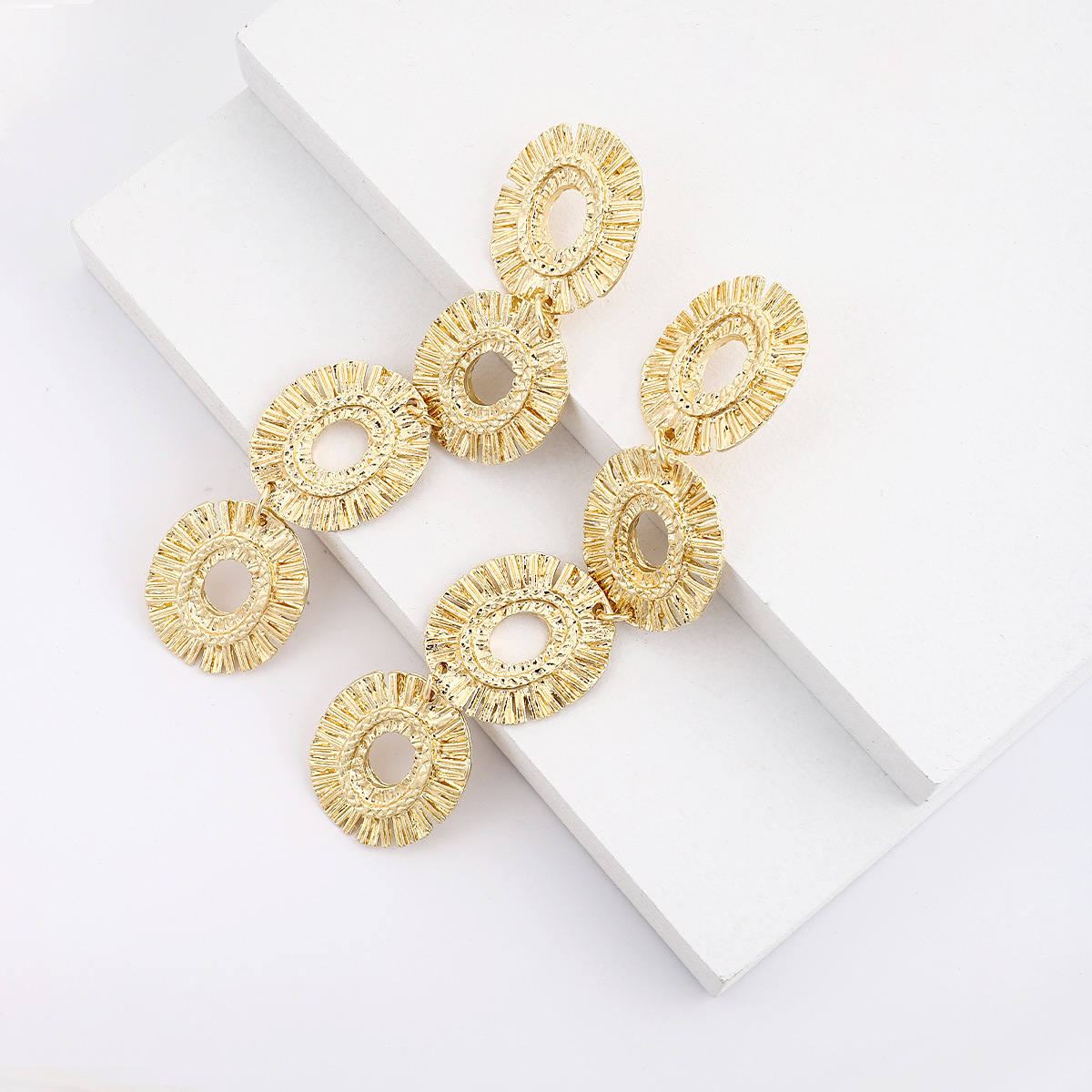 1 Pair Fashion Geometric Alloy Plating Womenu0027S Drop Earrings