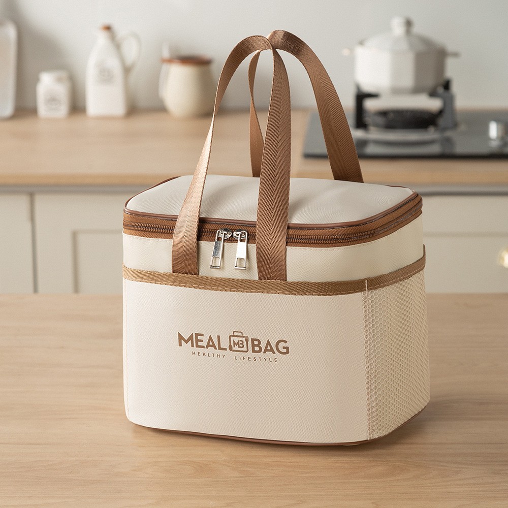 (24.5* 19cm) Beige Mediano (Gran capacidad de espesamiento de aislamiento duradero)