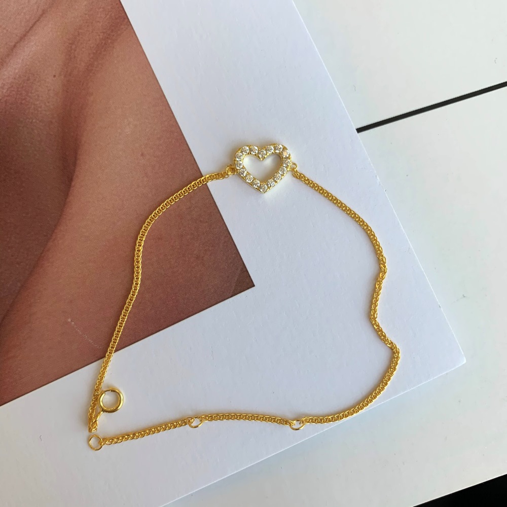 1 Piece Quantity 925 Sterling Silver Bracelets Sweet Simple Style