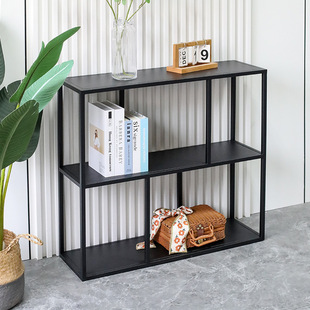 Wrought Iron Storage Rack Simple Modern Gap Narrow Living Room Office Floor Low Bookshelf Porch Display Storage Shelf