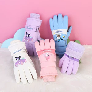 Sanrio оригинальные детские лыжные водонепроницаемые нескользящие удерживающие тепло перчатки
