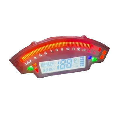 Motosiklet cihazları Display 6-Speed Lcd Instrument