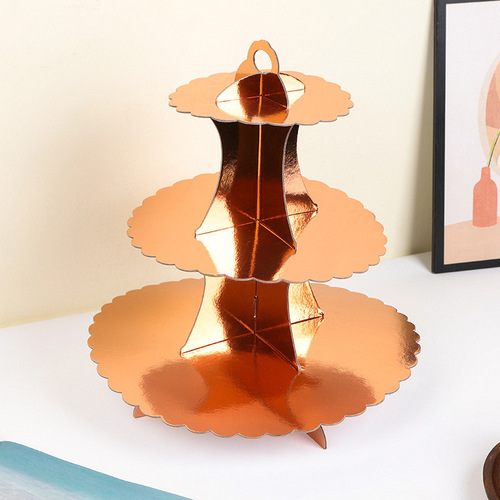 Children's birthday dessert table decorations wedding party supplies decorations disposable paper cake stand