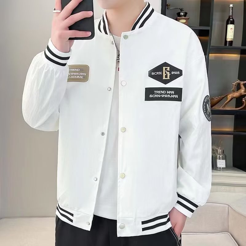 Férfi baseball dzseki streetwear stílusban tavaszra és őszre_voghion.com