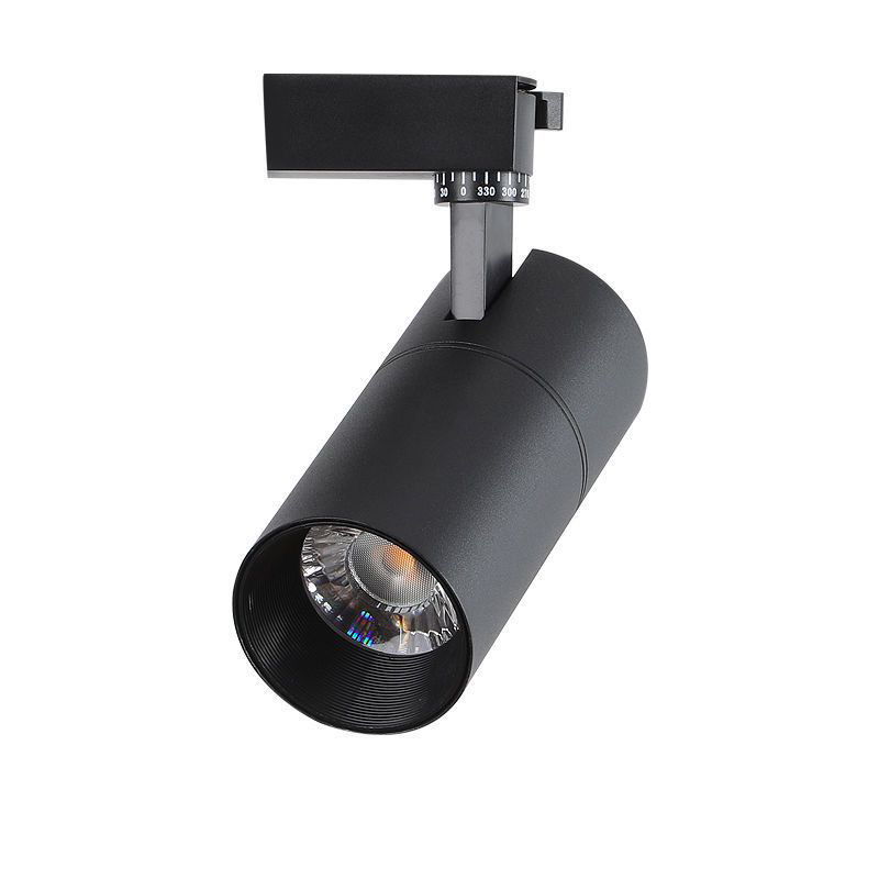 Luz de riel LED de espectro completo Luz de 2 líneas con codificación de 3 colores COB comercial ultra brillante y focalizada Iluminación para tiendas