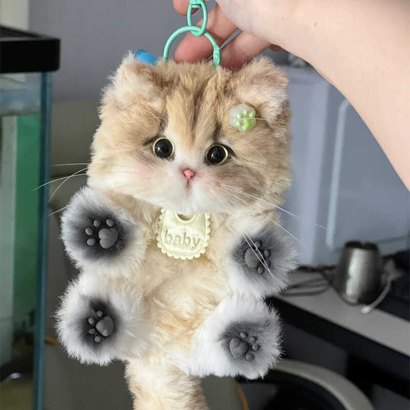 Halloween Twist Stick Kitty Colgante hecha a mano DIY material bolsa colgante regalo de cumpleaños para novia