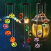 Decorations, LED props, pumpkin lantern solar-powered for gazebo, suitable for import, halloween