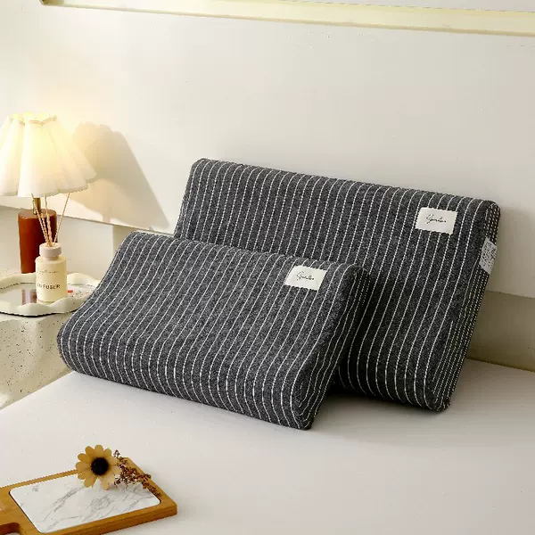 Class A Washed Cotton Cotton Latex Pillowcase Single Latex Pillowcase Cotton 60x 40 Rubber Memory Pillow 50x30