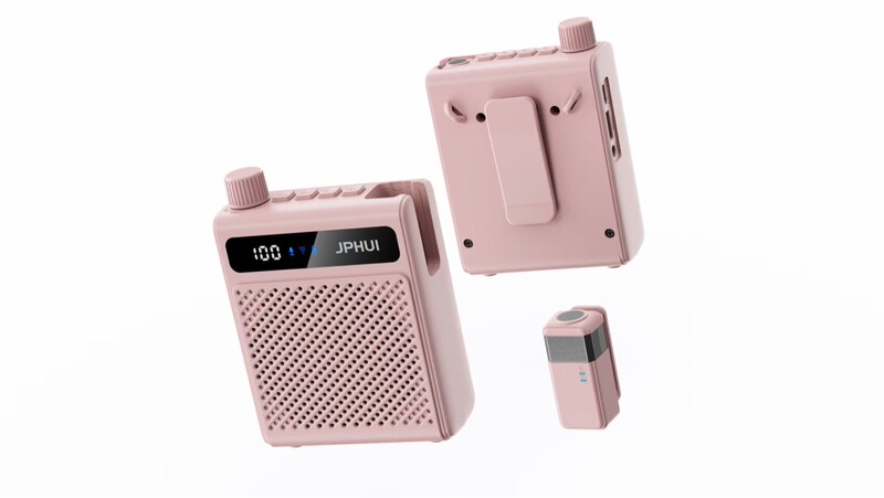 新款私模无线小蜜蜂扩音器KY300领夹麦克风便携式带充电仓音响|undefined