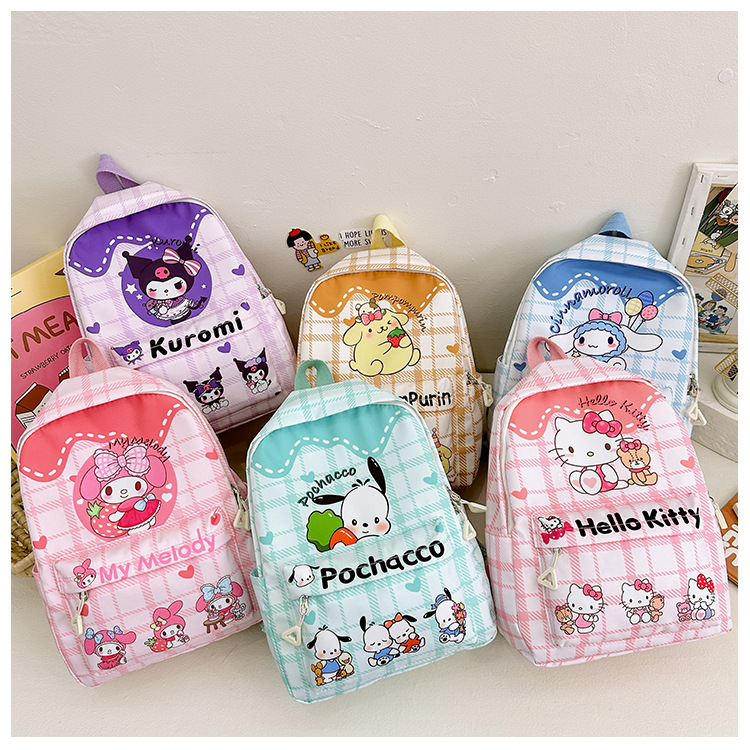 2024 New children's backpack, cartoon kindergarten schoolbag, large capacity, versatile for girls, student backpack, cross-border batch undefined