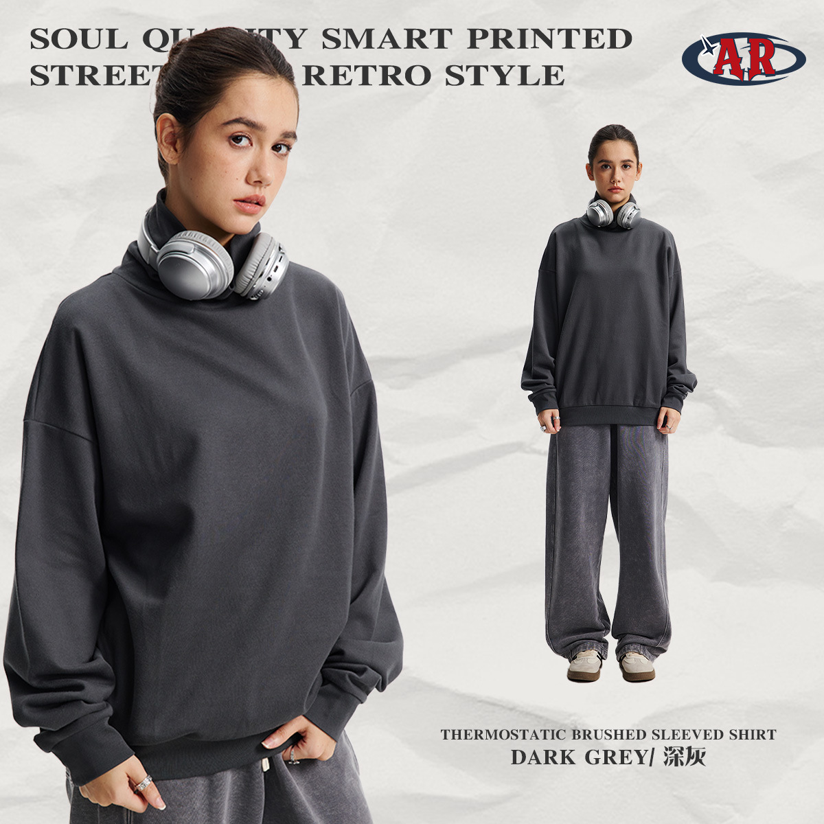 C07 티셔츠-다크그레이