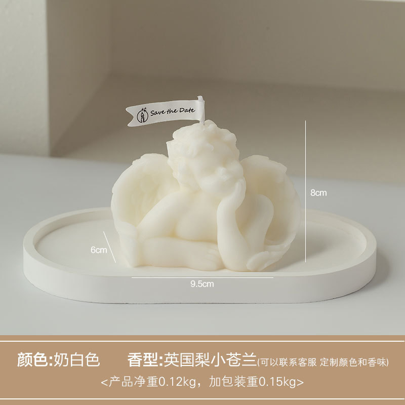 エンジェル香りキャンドル卸売ロマンチックな誕生日ギフトセットギフトボックス装飾装飾品 diy 香りキャンドル|undefined