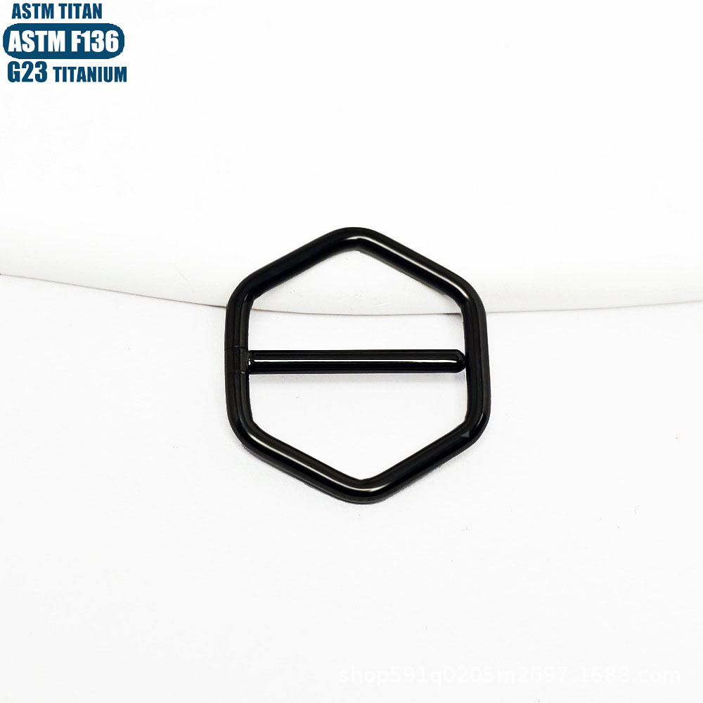 Pointed titanium steel lip stud product view