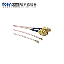 厂家供应德索UFL转SMA线低损耗WIFI天线馈线RG178线长18CM