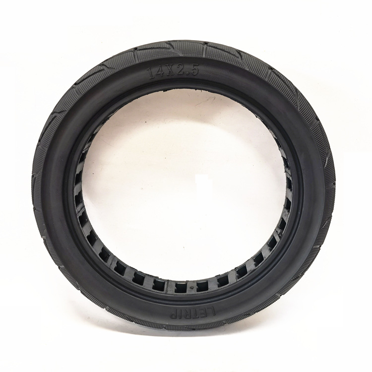 14-inch 14x2.50 solid tire electric vehicle honeycomb hollow shockproof and explosion-proof tire 2.50-10 solid tire