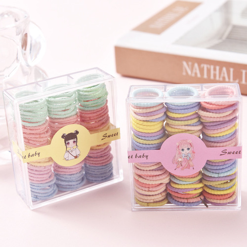 Small hair ties wholesale small rubber bands to tie hair for children, hair ties for girls with small hair, leather hair sets for babies