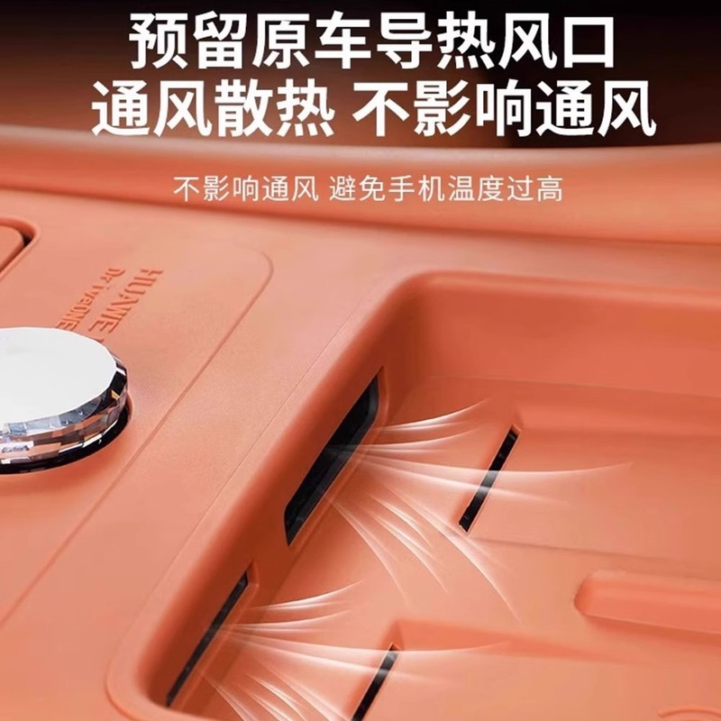 适用AITO问界M9中控排挡面板硅胶垫防刮防尘保护内饰贴片专用配件|undefined