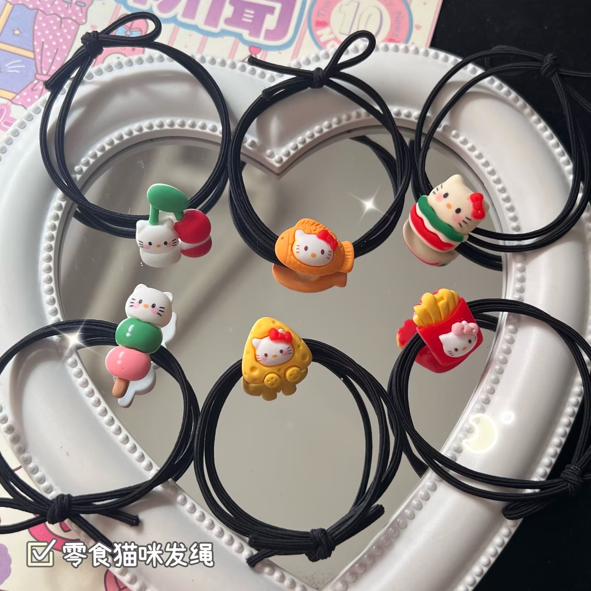 8가지 스타일의 머리끈 '혼합머리'