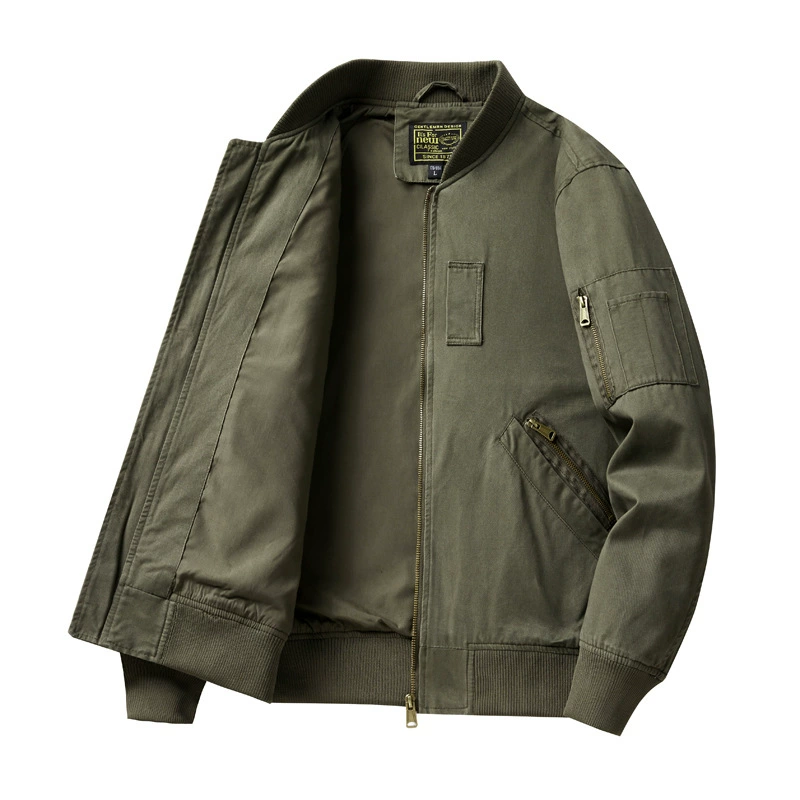 Cotton autumn jacket for leisure, baseball uniform, Korean style
