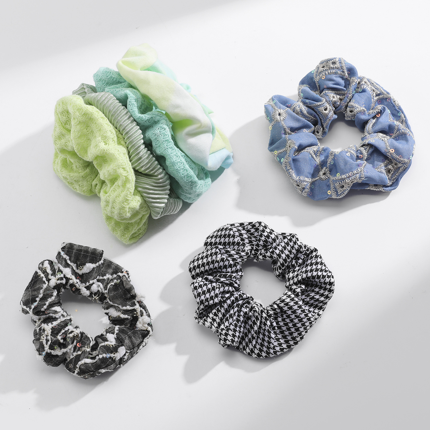 Women's Ig Style Geometric Cloth Hair Tie display picture 4