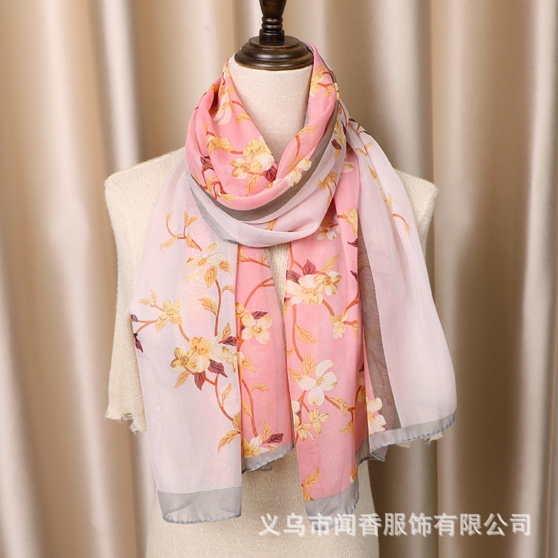 Elegant shiffon light and thin breathable autumn keep warm cloak